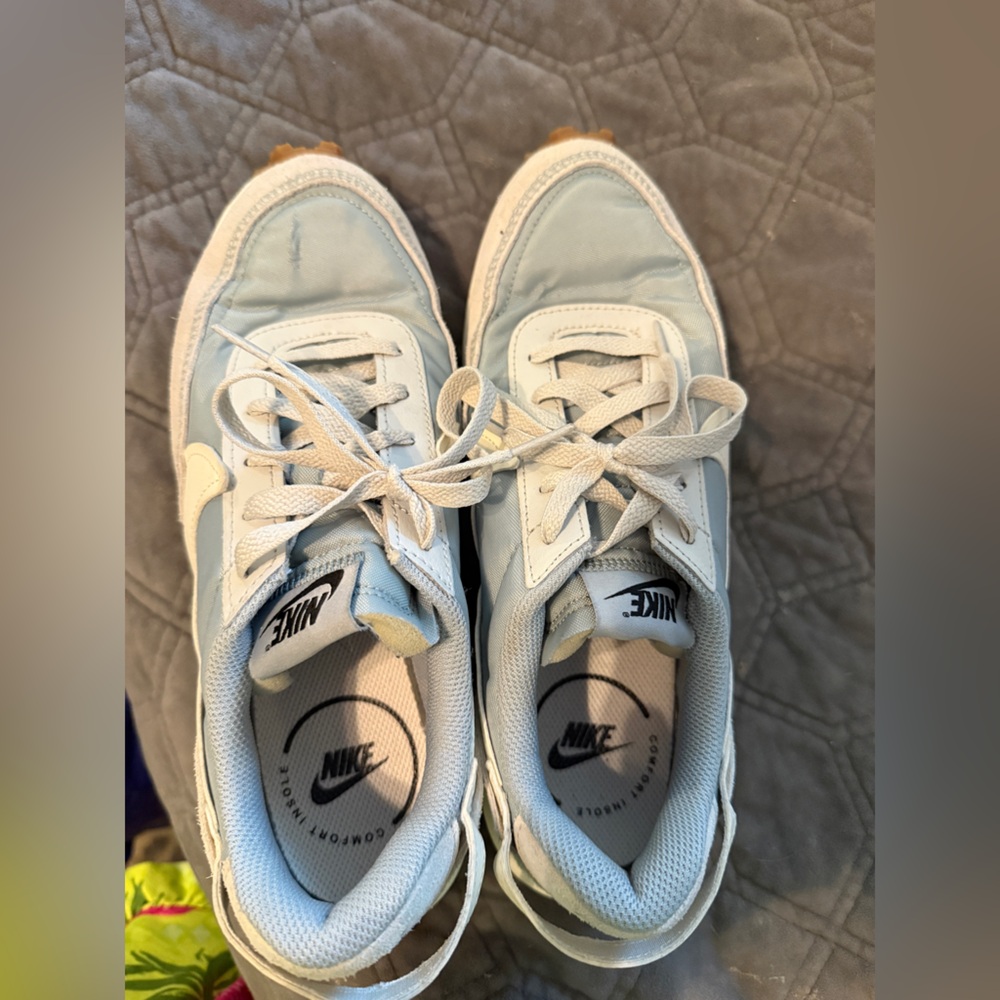 Nike Sky Blue and White Athletic Shoes
